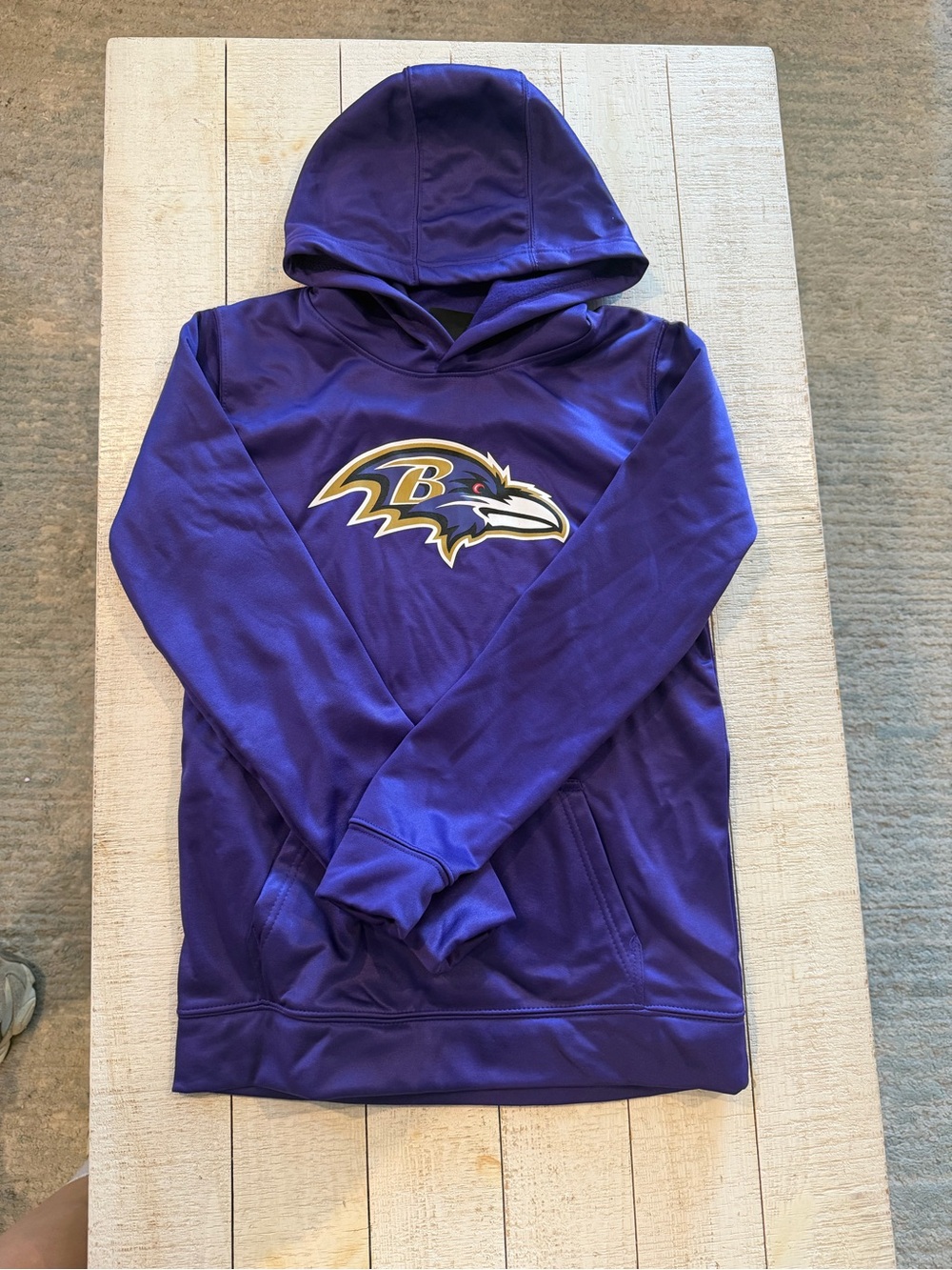 Baltimore Ravens Purple Pullover Hoodie Sweatshirt Youth L (14/16)